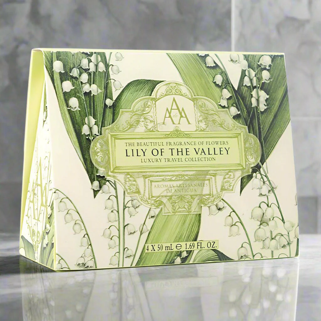 AAA Lily of the Valley Travel Collection 4 x 50ml - Image 2