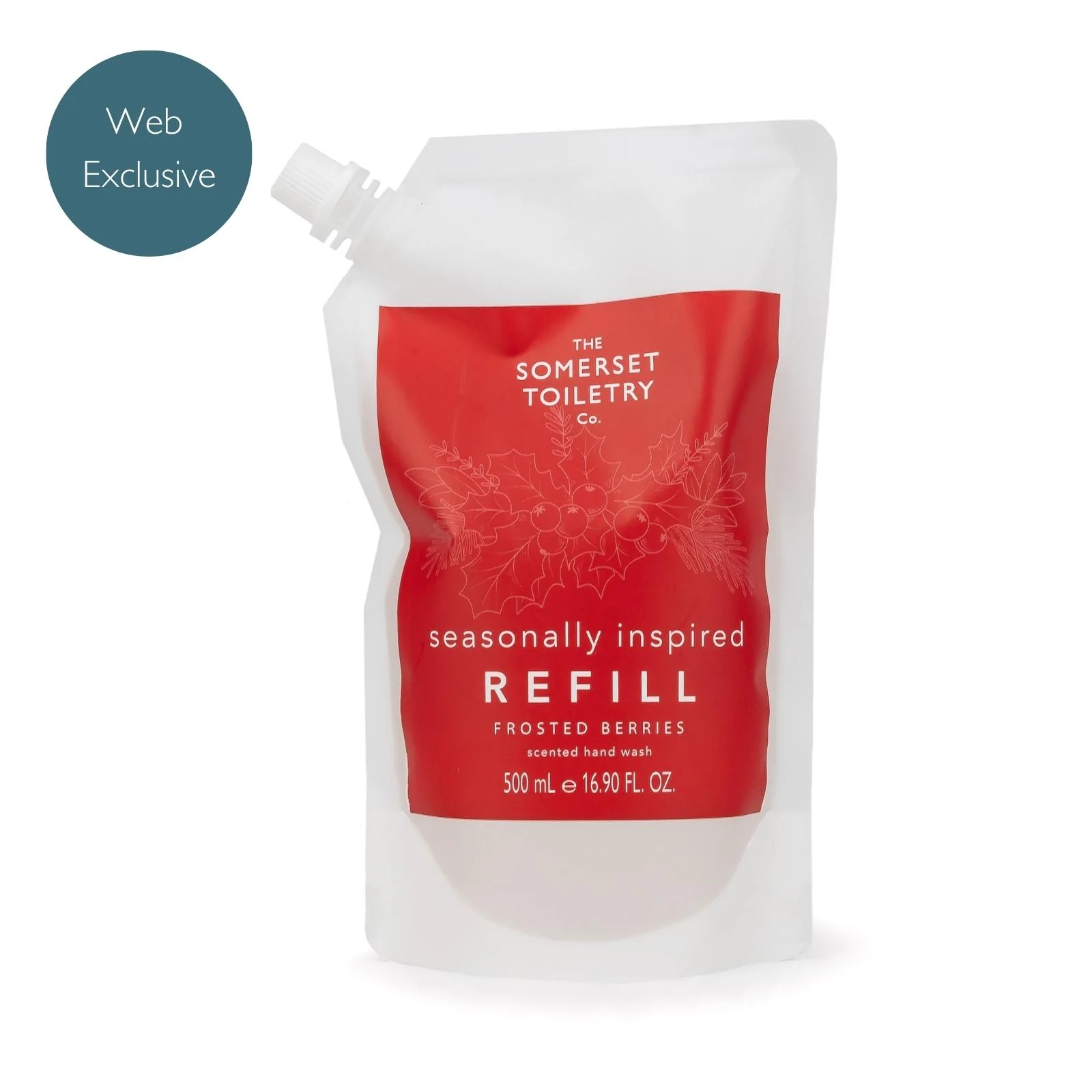 Festive Hand Wash Refill Frosted Berries 500ml