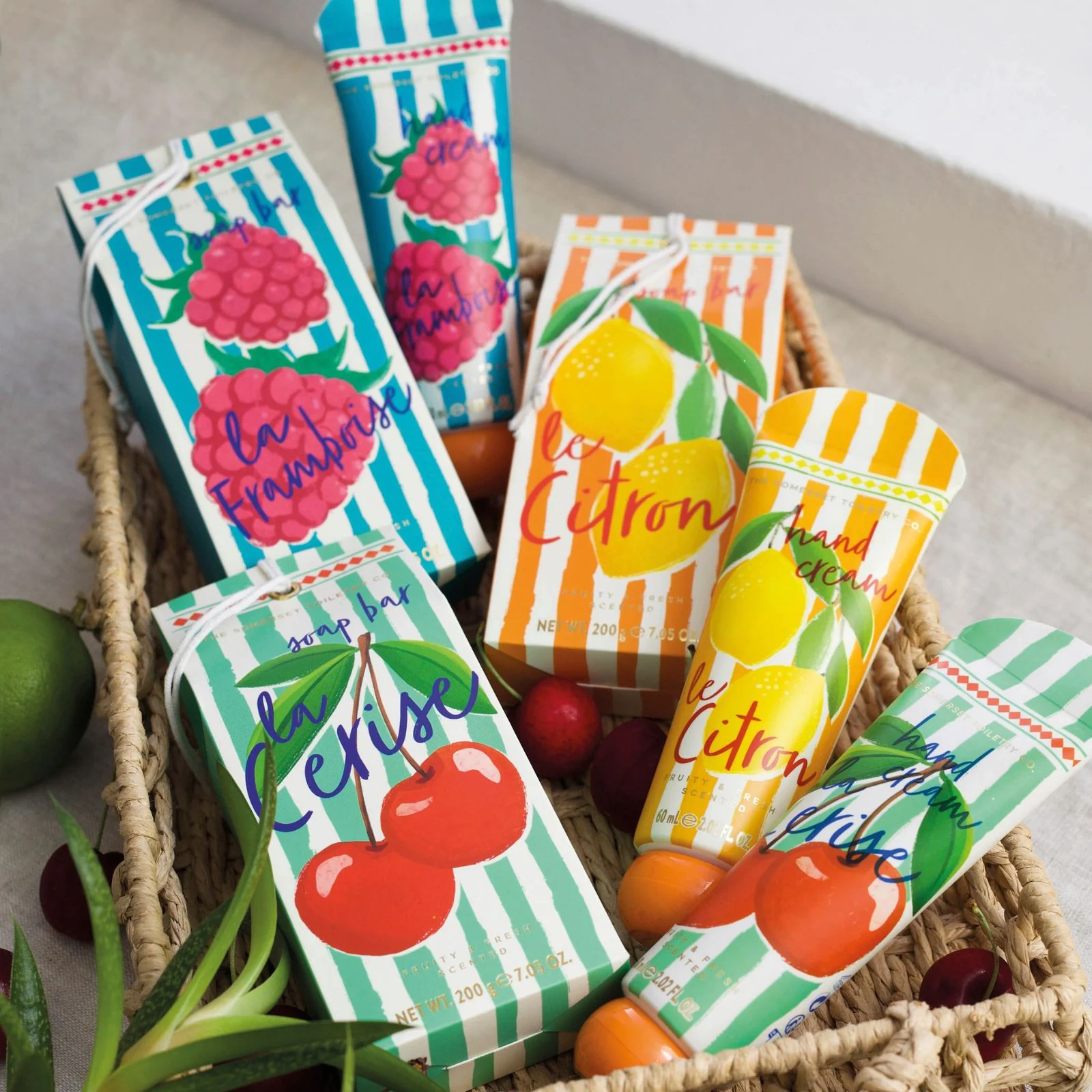 Fruity Stripes La Framboise Hand Cream 60ml - Image 4