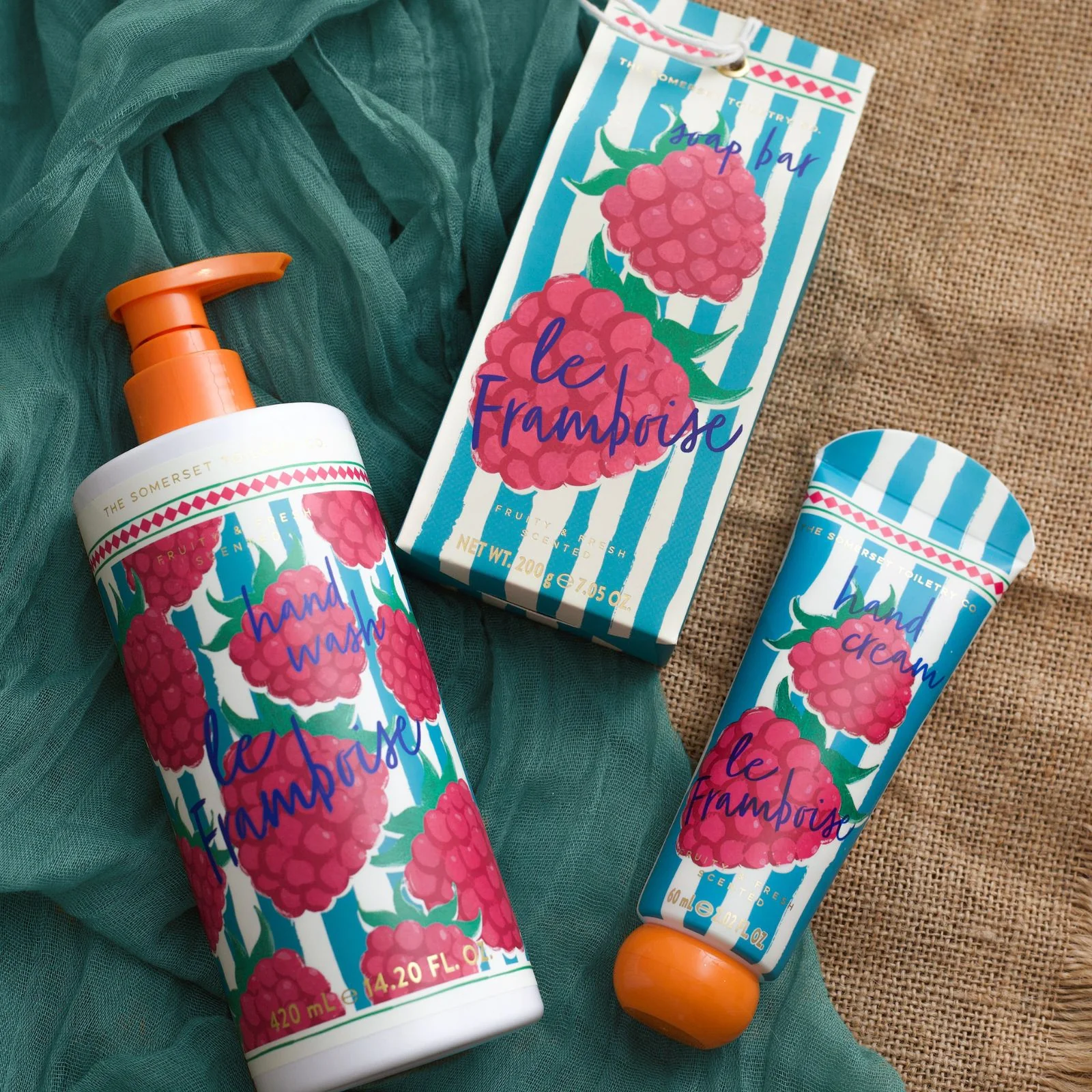 Fruity Stripes La Framboise Hand Cream 60ml - Image 3