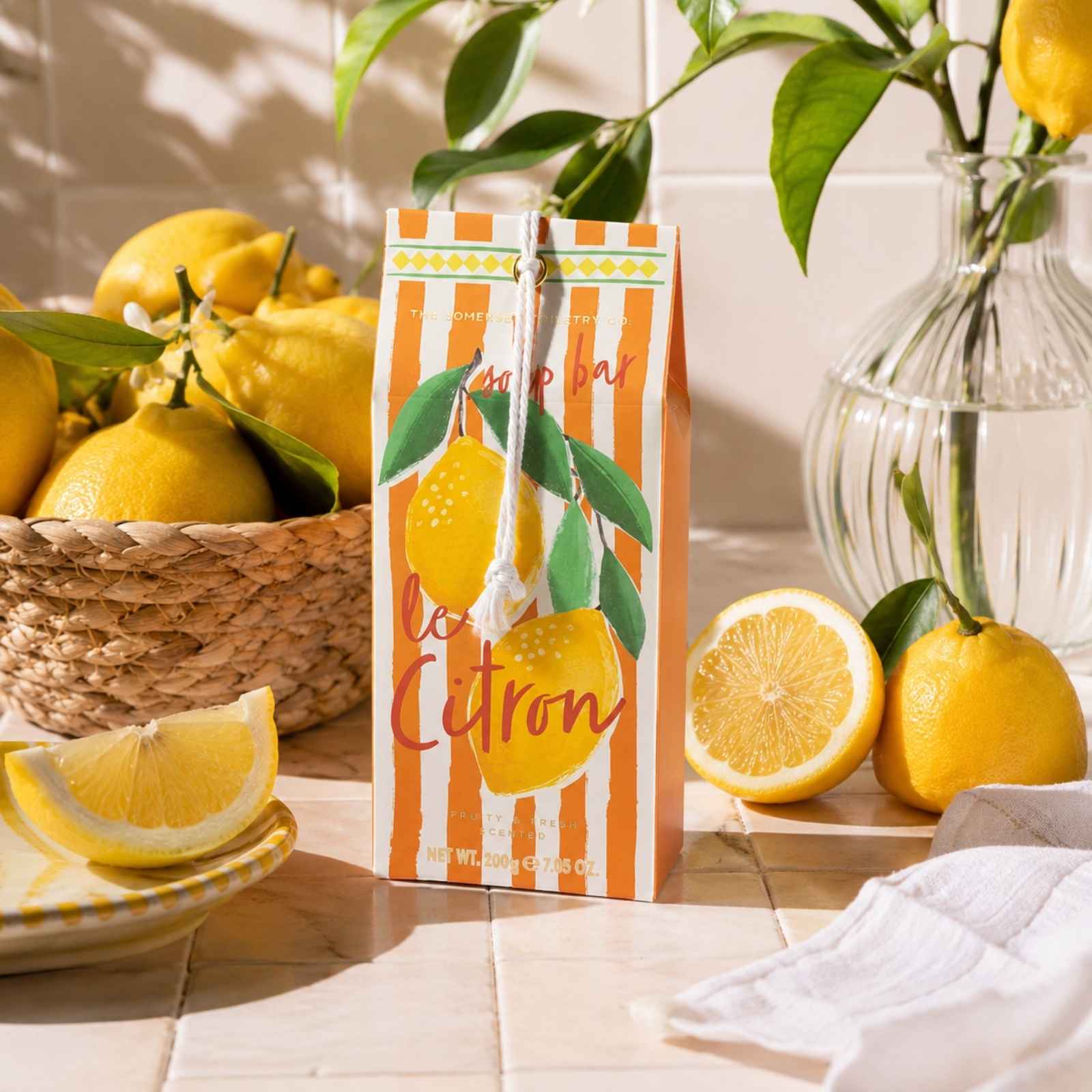 Fruity Stripes Le Citron 200g Soap - Image 2