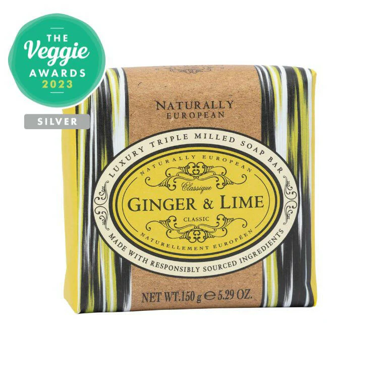 Naturally European Ginger & Lime Soap Bar 150g