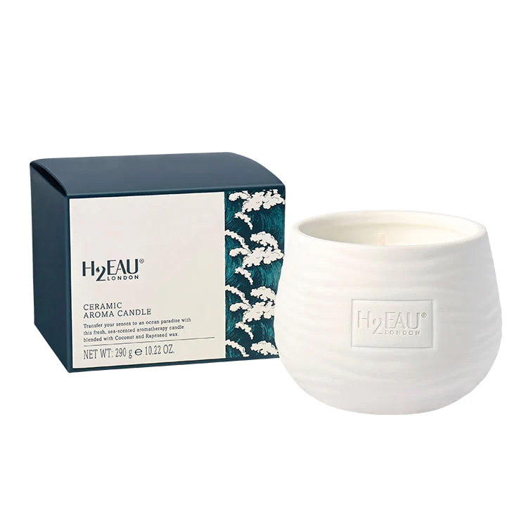 H2EAU Ceramic Candle 290g - Image 2