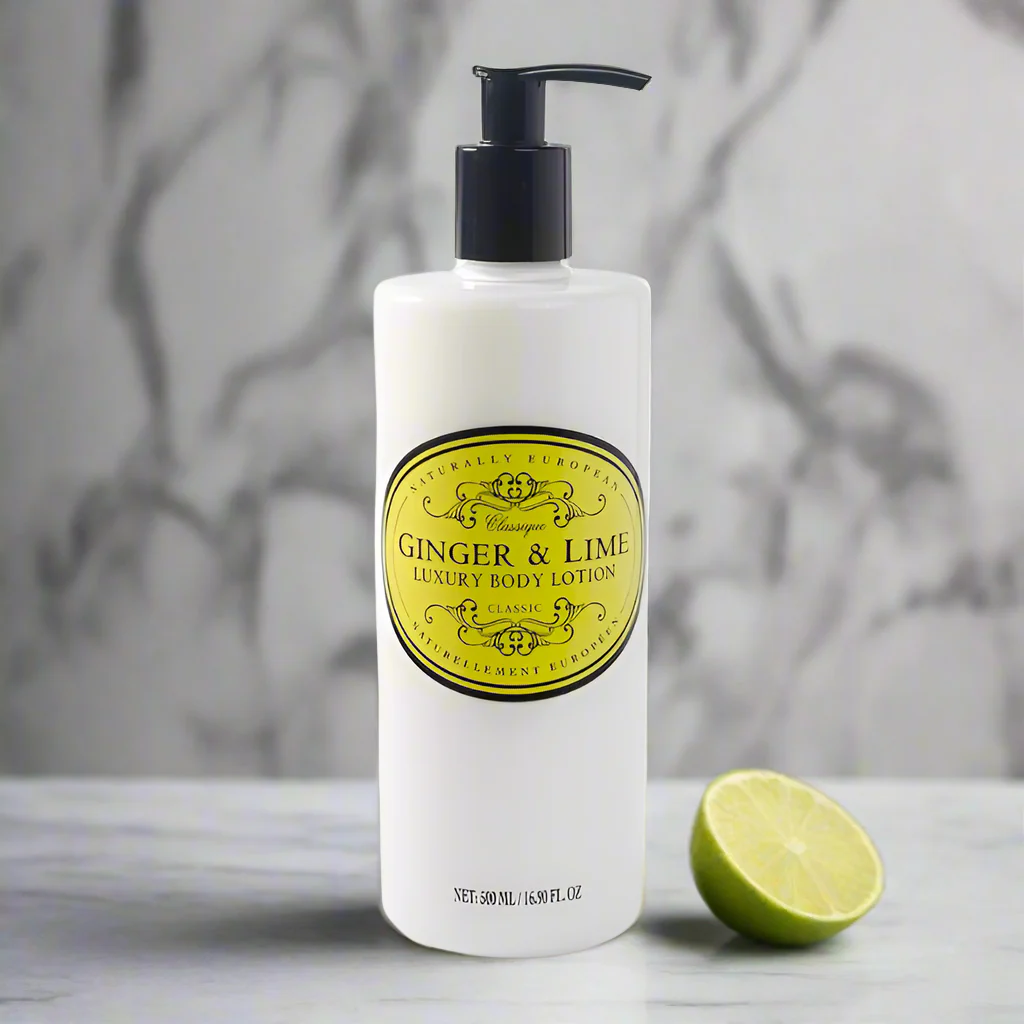 Naturally European Ginger & Lime Body Lotion 500ml - Image 2