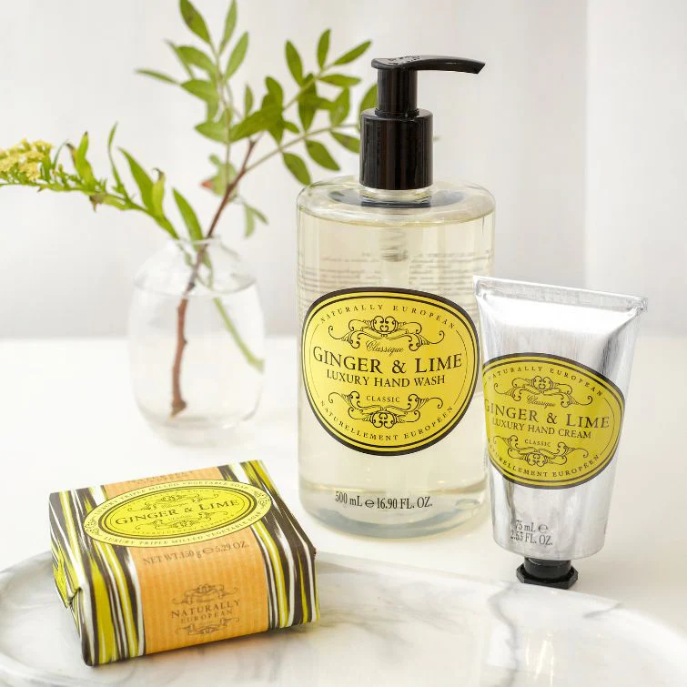 Naturally European Ginger & Lime Hand Wash 500ml - Image 3