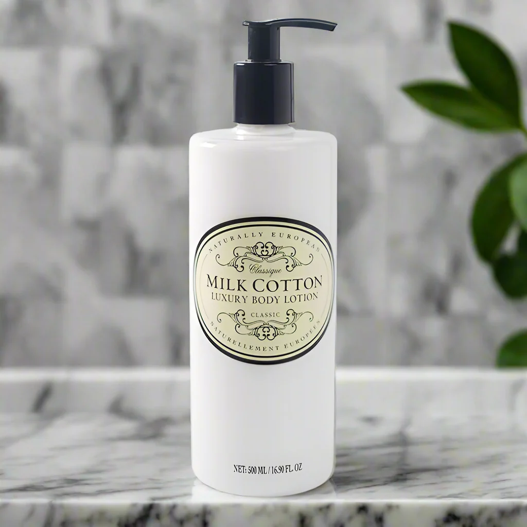 Naturally European Milk Cotton Body Lotion 500ml - Image 2