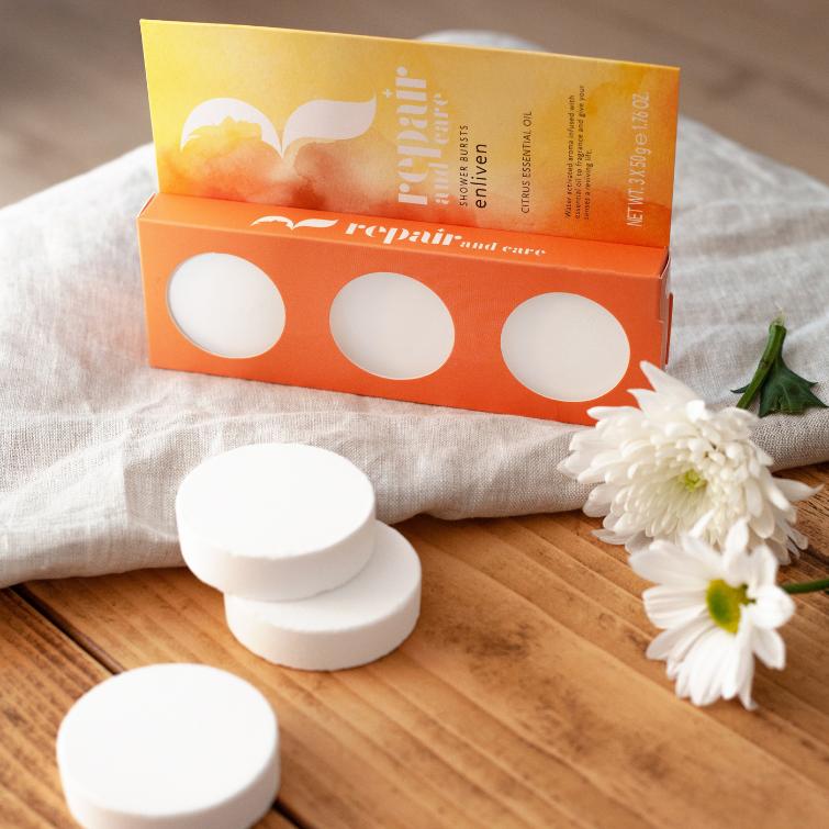 Repair and Care Shower Steamers EnLiven 3 x 50g - Image 2