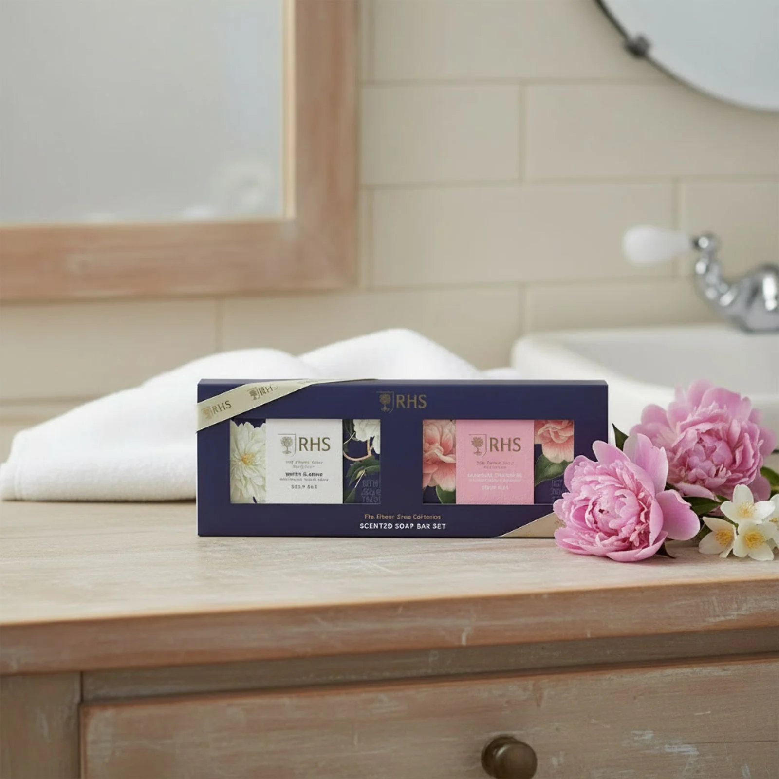 RHS The Flower Show Collection Soap Bar Set 2 x 200g - Image 2