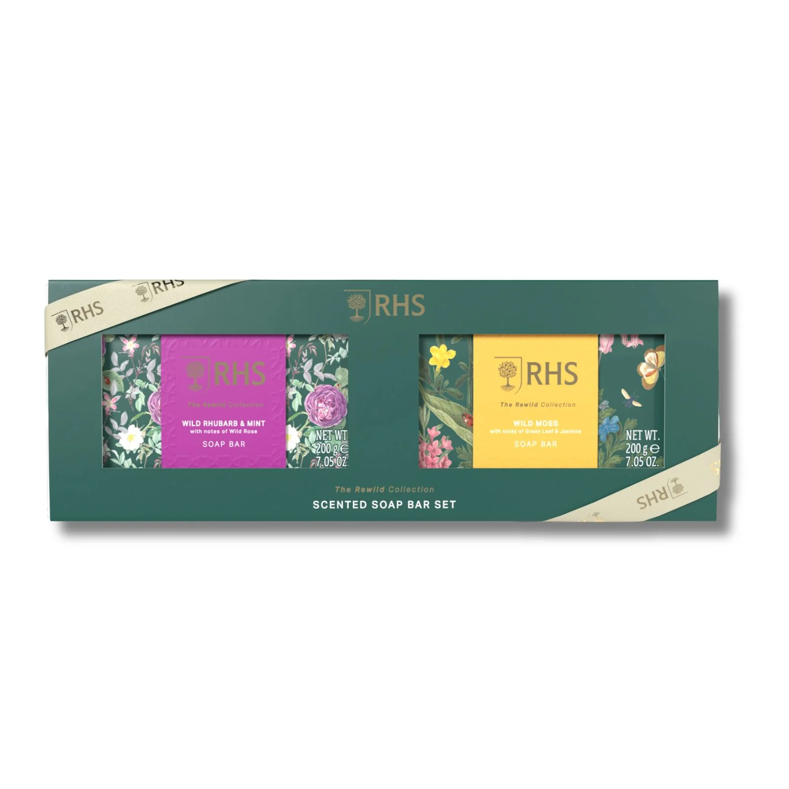 RHS The Rewild Collection Soap Bar Set 2 x 200g