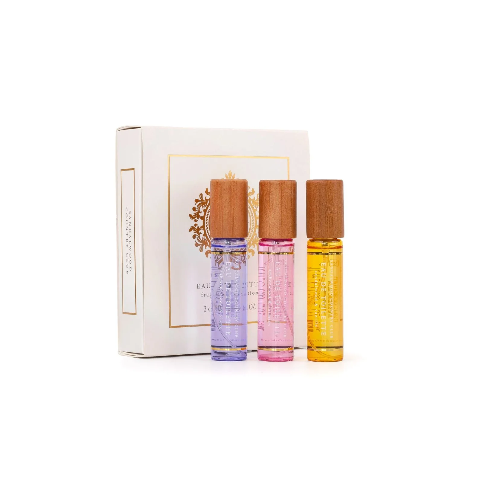 Sandalwood Country Club Mini Perfume Collection 3 x 15ml - Image 2