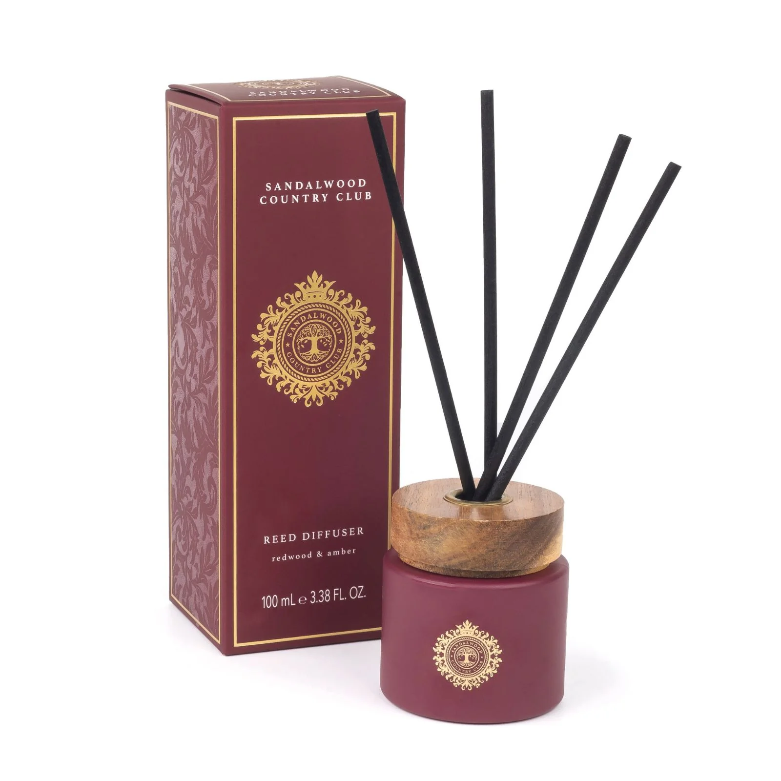 Sandalwood Country Club Redwood and Amber Diffuser 100ml