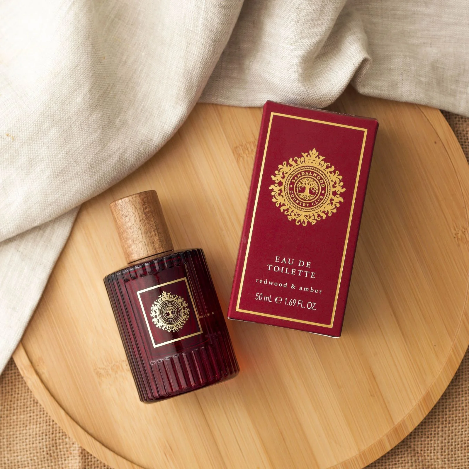 Sandalwood Country Club Redwood and Amber EDT 50ml - Image 2