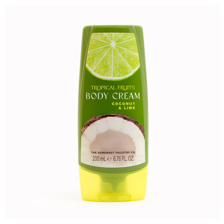 Tropical Fruits Coconut and Lime Body Cream 200ml