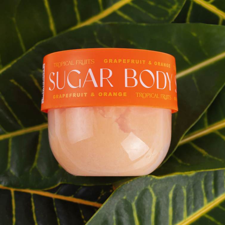 Tropical Fruits Orange and Grapefruit Body Scrub 310g - Image 2