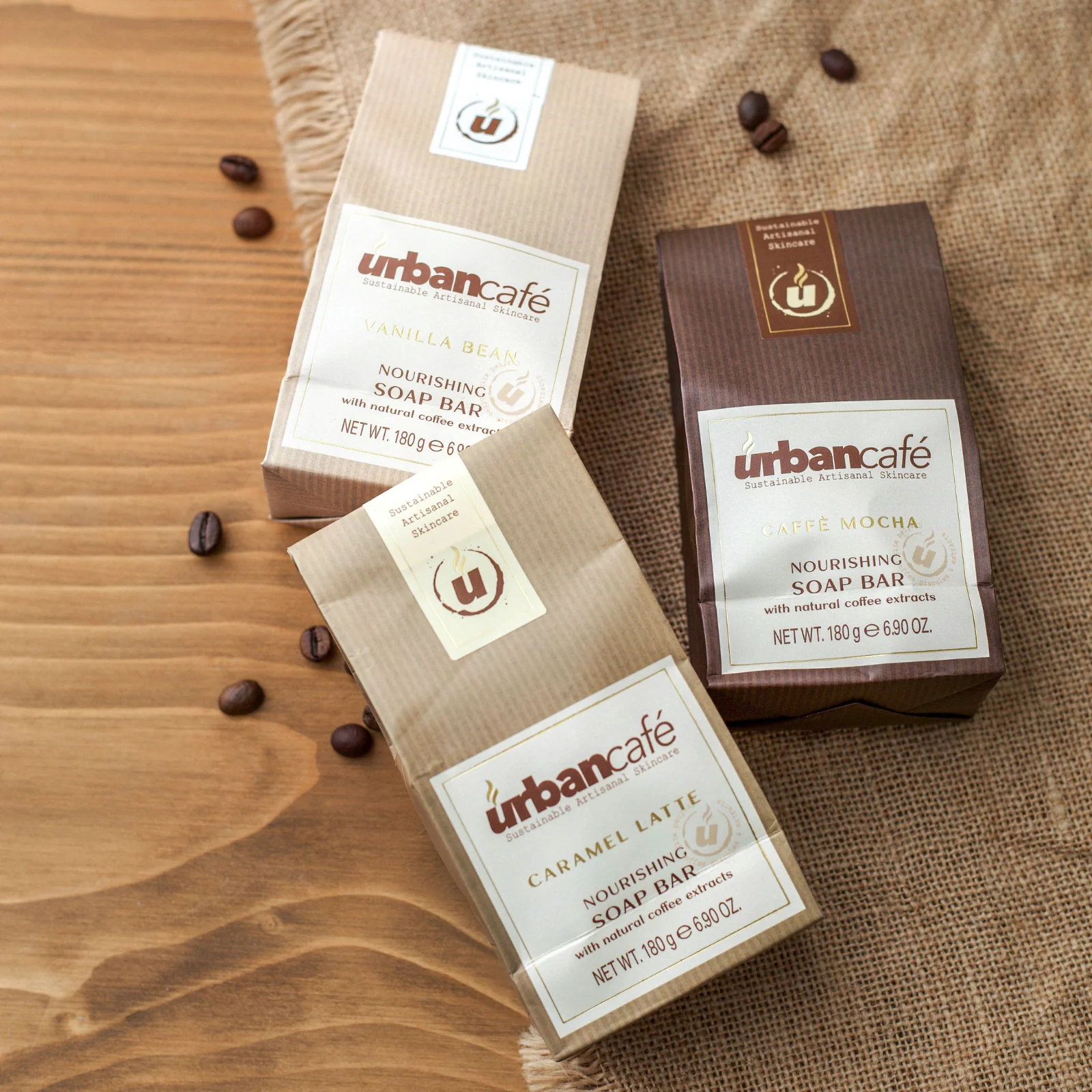 Urban Cafe Caffe Mocha Soap Bar 180g - Image 3
