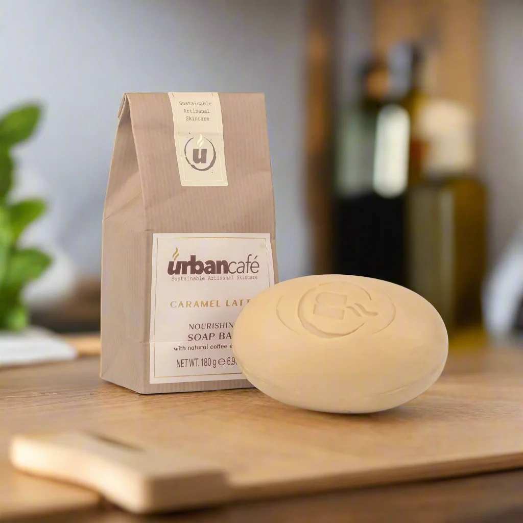 Urban Cafe Caramel Latte Soap Bar 180g - Image 2