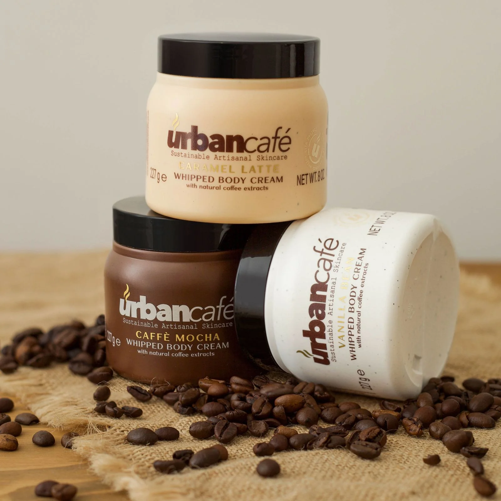 Urban Cafe Vanilla Bean Whipped Body Cream 227g - Image 3